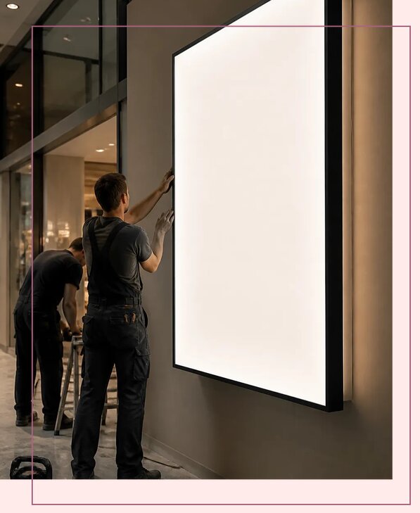 Лайтбокс для торгового центра в Хабаровске по цене от 30350 р. | Аванза-Хбр